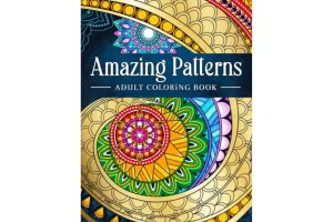 “Amazing Patterns - Adult Coloring Book” by Coloring Book Kim