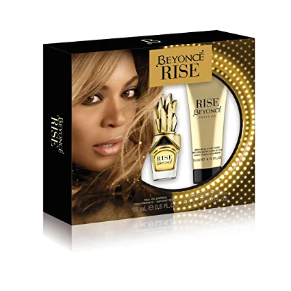 Beyonce Rise 2 Piece Gift Set (0.5 Ounce Eau De Parfum Plus 2.5 Ounce Body Lotion)