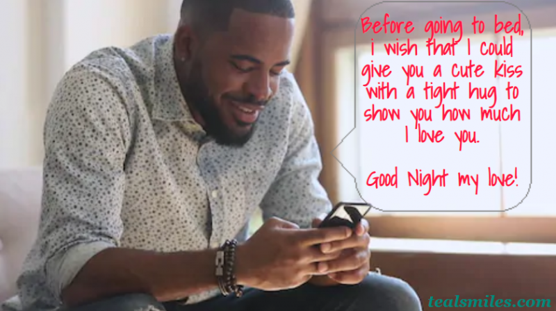 Good Night text- sms-Message For Her