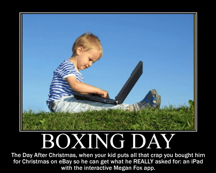 Funny-Boxing-Day-The-Day-After-Christmas-When-You-Kid-Puts-All-That-Crap-You-Funny Boxing Day Messages + Images