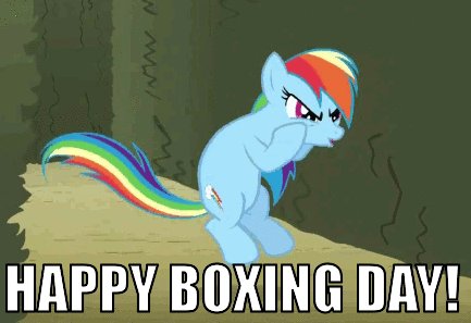 Happy Boxing Day Cartoon Picture