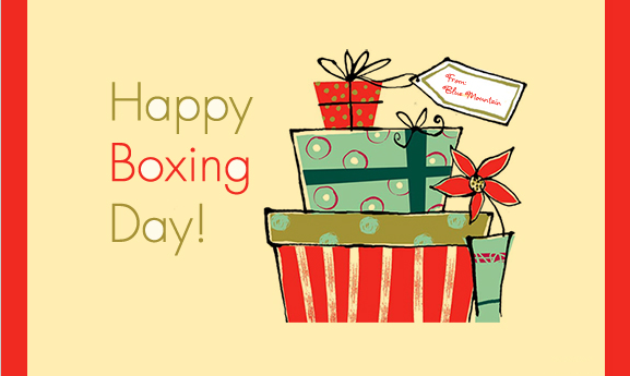 Happy Boxing Day Gifts E-Card