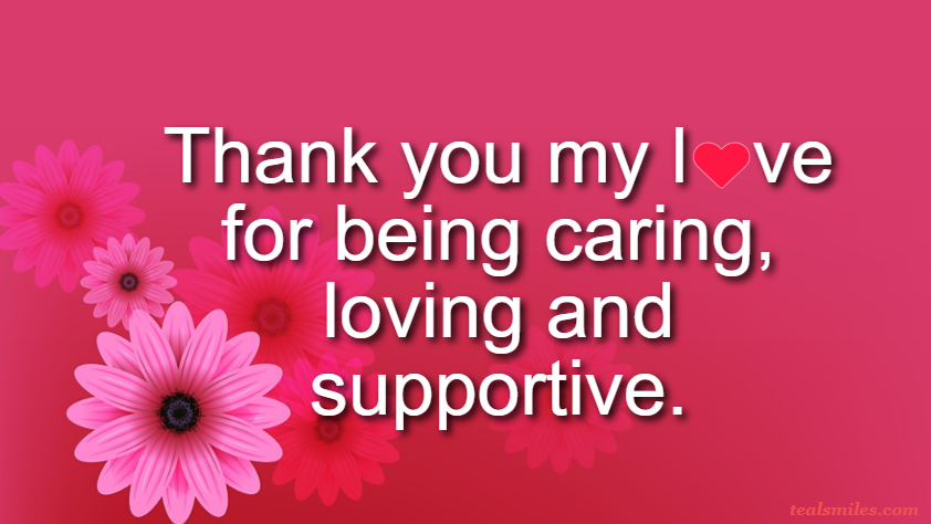 Appreciation Thank You Love Messages For Lovers
