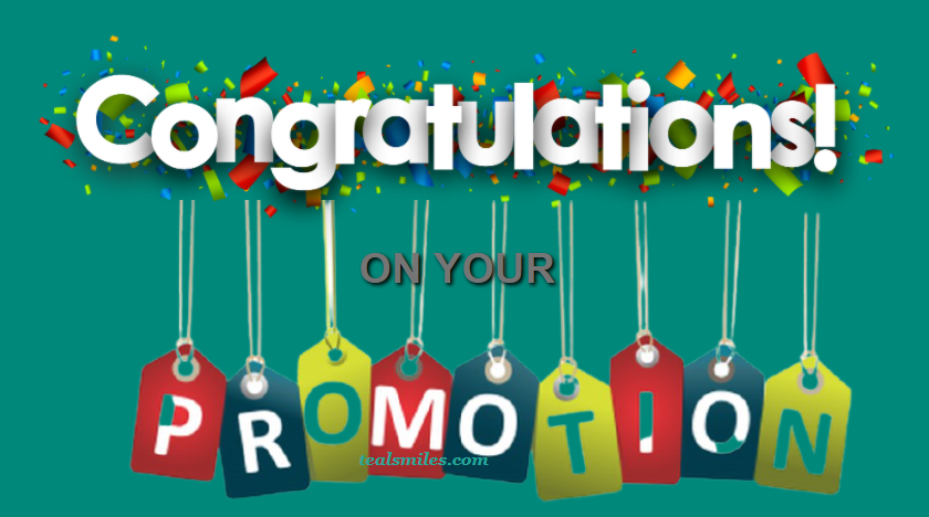 Promotion Congratulatory Wishes And Messages