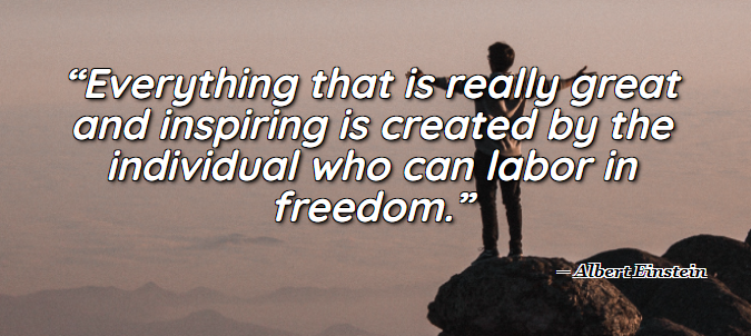 Albert Einstein Quotes About Freedom