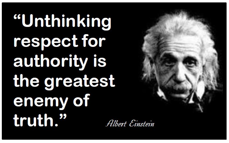 Albert Einstein Right/Truth Quotes