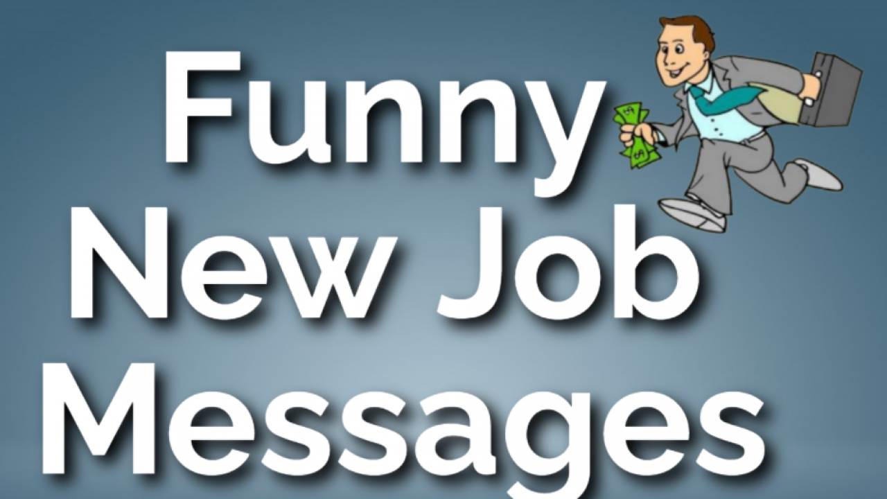 Funny New Job Congratulations Messages - Teal Smiles