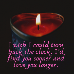 love-status-candle light photo