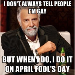 The gay master fools joke