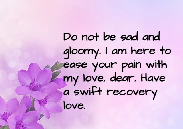 Quick Recovery Wishes for Wife