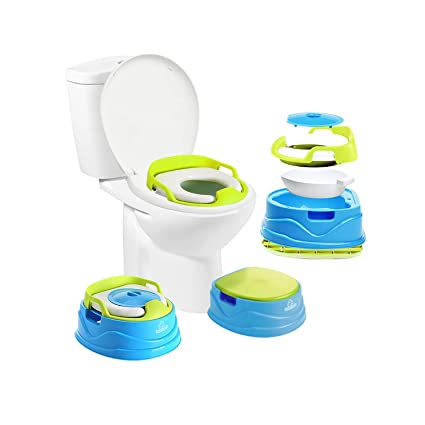 Babyloo Bambino Potty 3-in-1 Multi-Functional Children's Toilet Training Seat - 3 Convertible Stages for 6 Months and up
